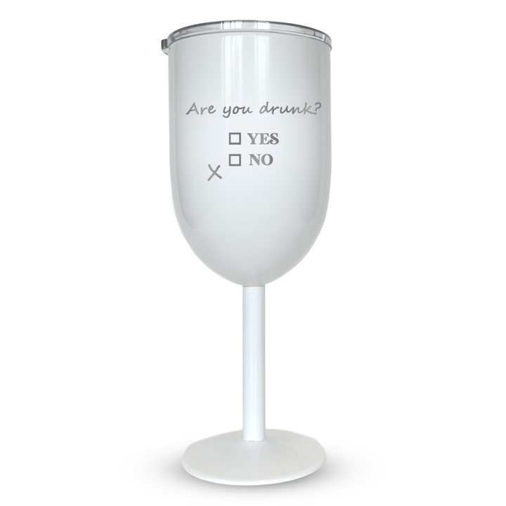 Verre gravé - Are you drunk?