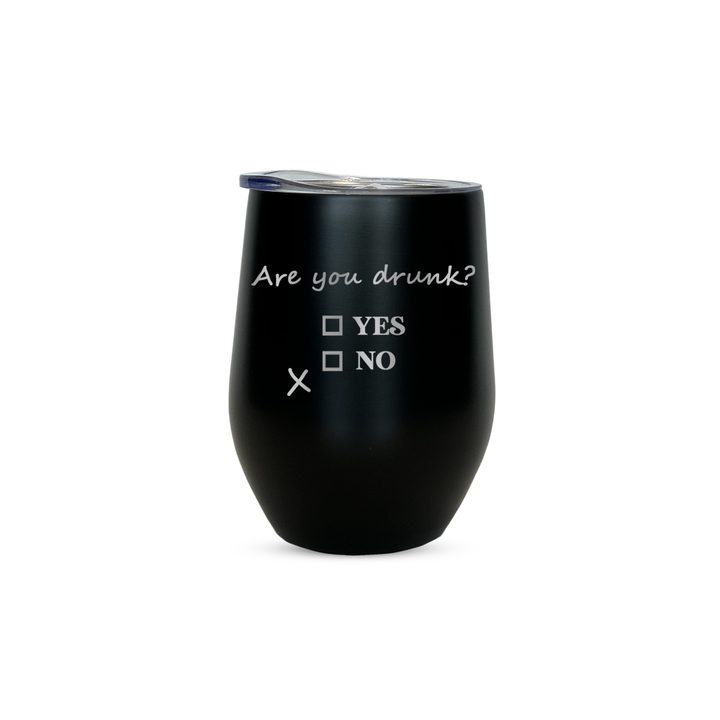 Verre gravé - Are you drunk?