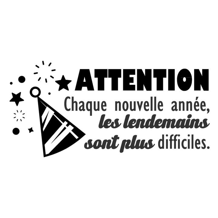Verre gravé - Attention chaque nouvelle année