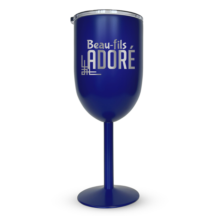 Verre gravé - Beau-fils adoré