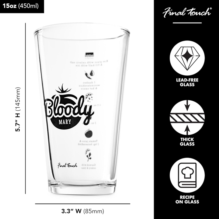 Ensemble Bloody Mary 6 pièces