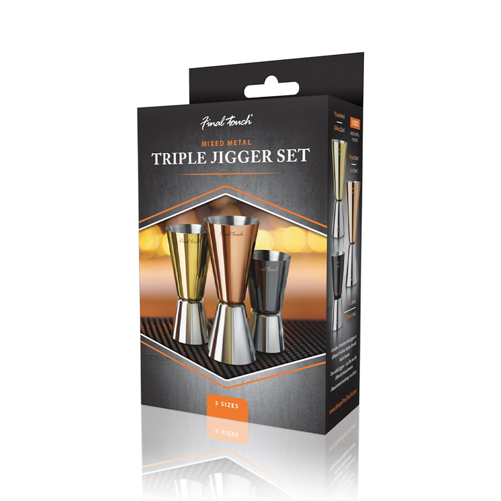 Ensemble 3 doseurs en métal - MIXTE