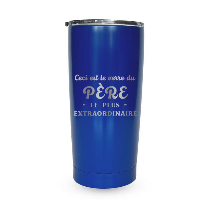 Verre gravé - Père le plus extraordinaire