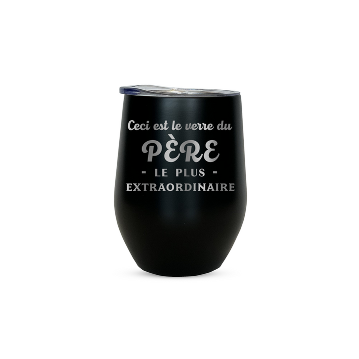Verre gravé - Père le plus extraordinaire