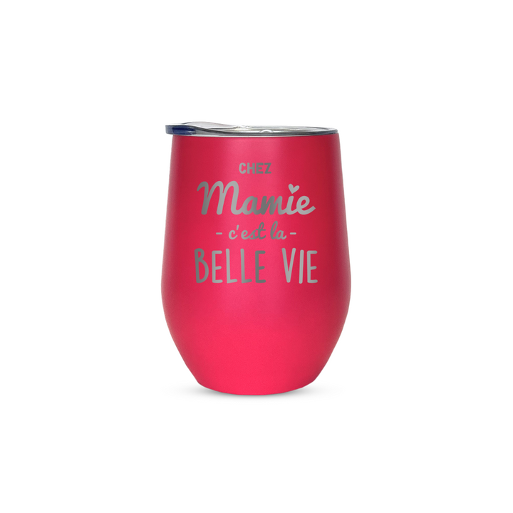 Verre gravé - Chez Mamie