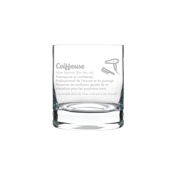 Verre gravé - Coiffeuse (définition)
