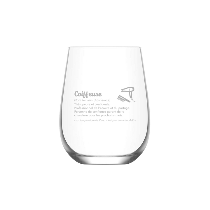 Verre gravé - Coiffeuse (définition)