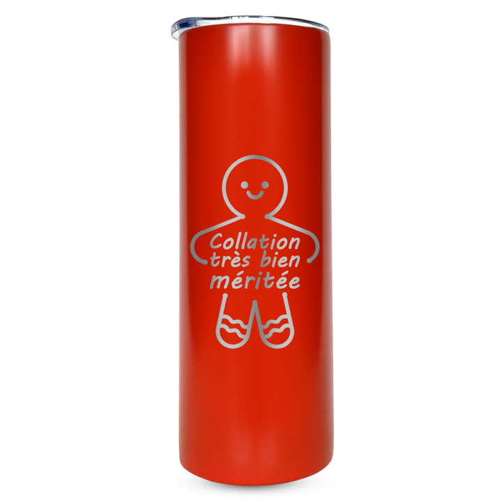 Verre gravé - Collation très bien méritée (Édition des fêtes)