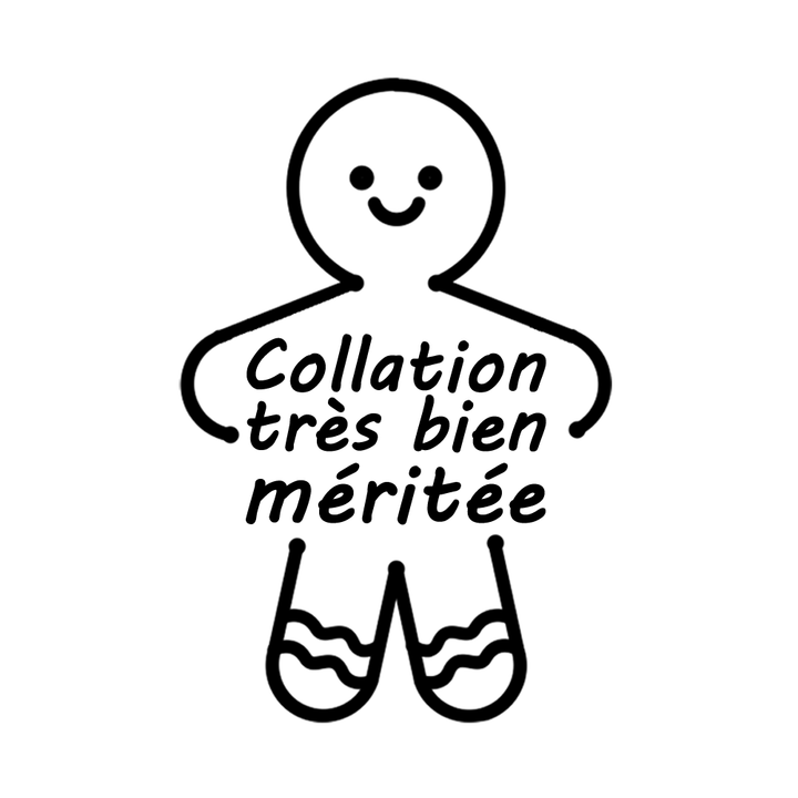 Verre gravé - Collation très bien méritée (Édition des fêtes)