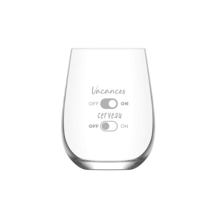 Verre gravé - En mode Vacances