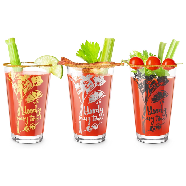 Ensemble de 3 verres ''Bloody Mary''