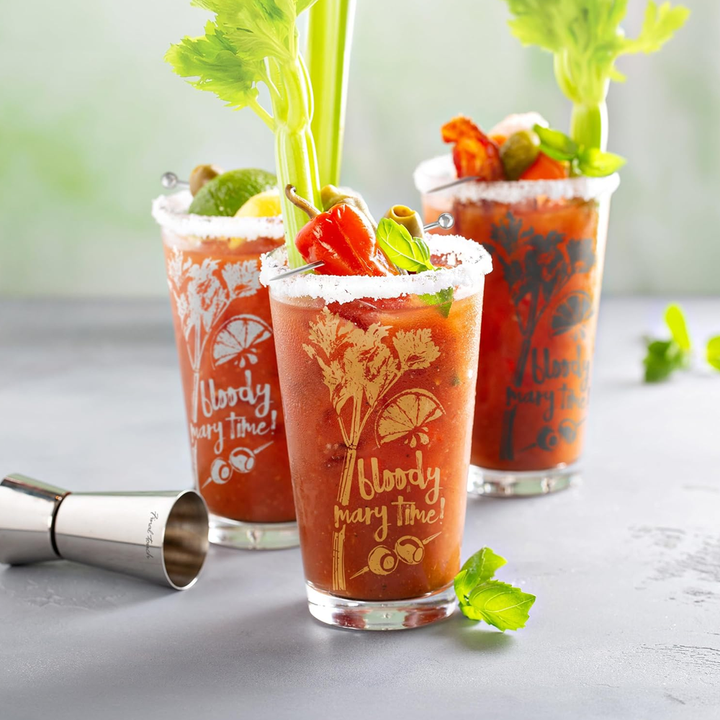 Ensemble de 3 verres ''Bloody Mary''