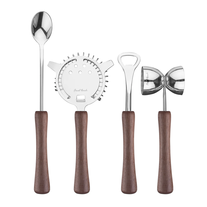 Ensemble à cocktail 4 pièces - Bois