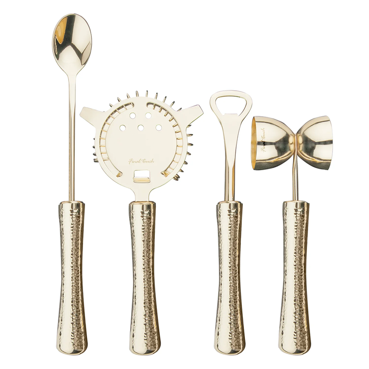 Ensemble à cocktail 4 pièces - Or