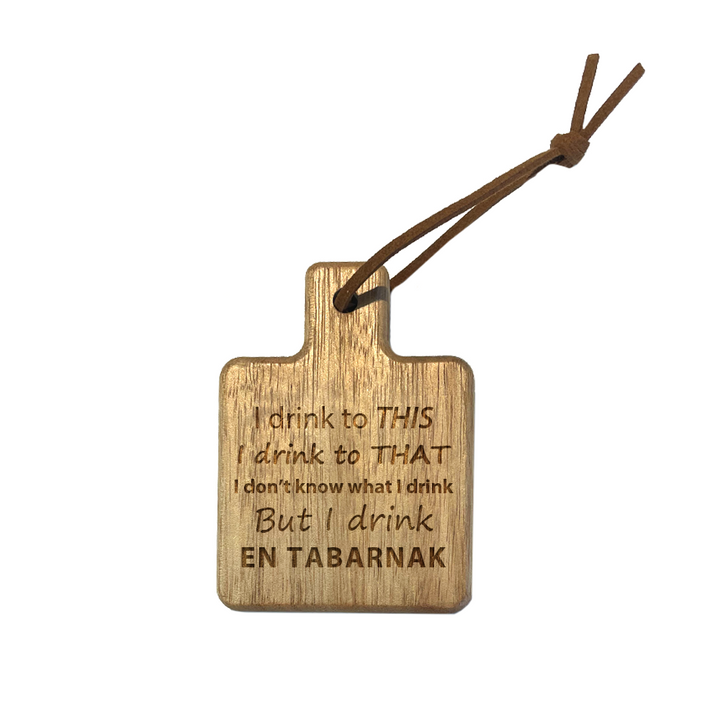 Verre gravé - I drink en TABARNAK