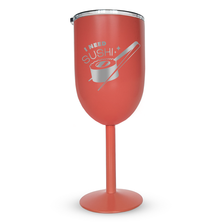 Verre gravé - I need sushi