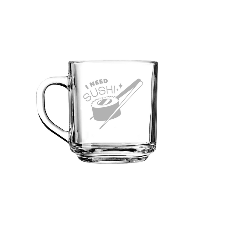 Verre gravé - I need sushi