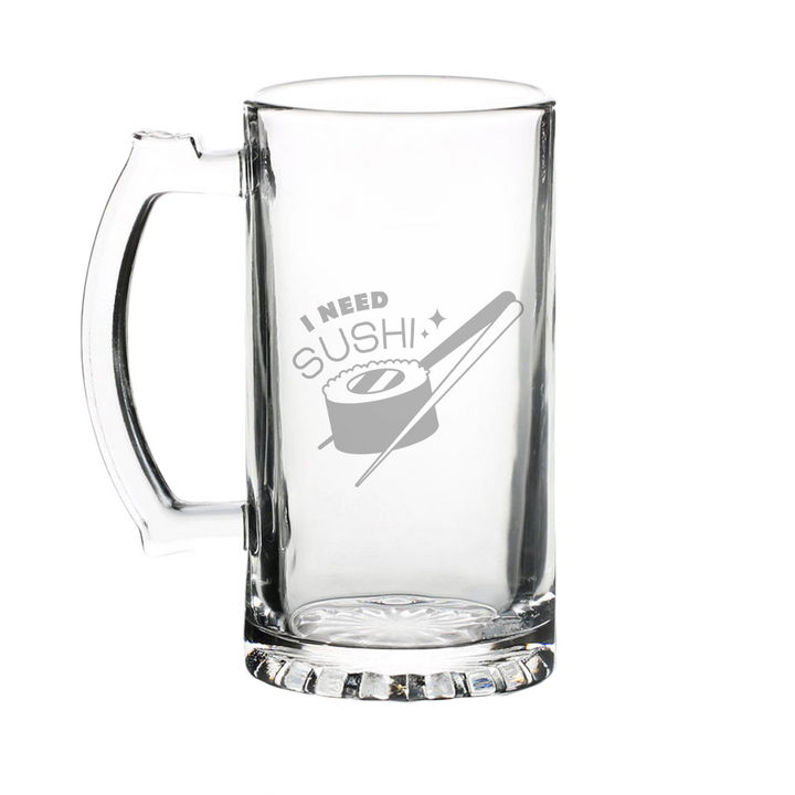 Verre gravé - I need sushi