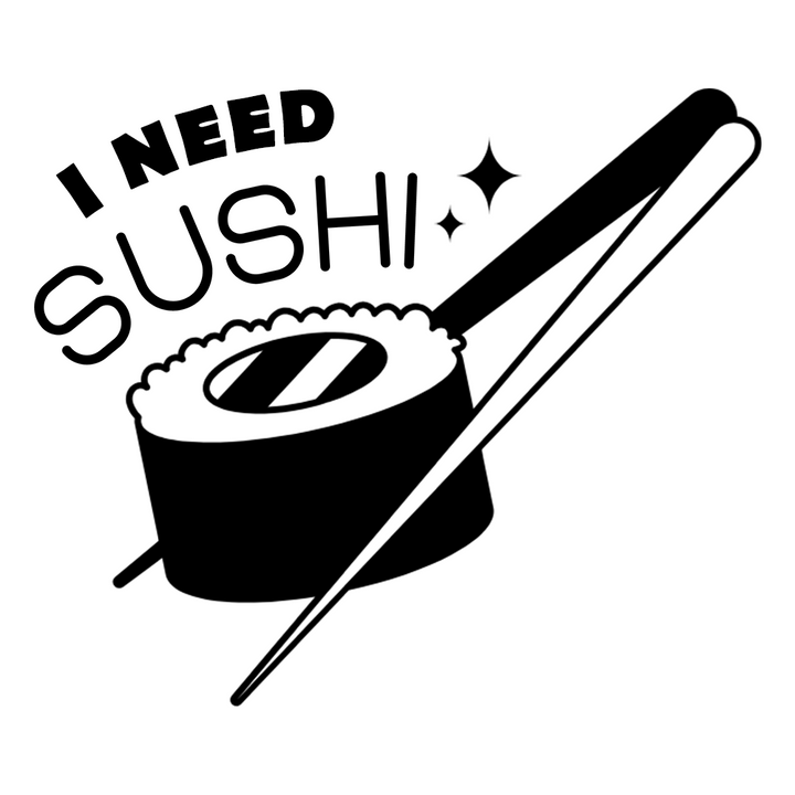 Verre gravé - I need sushi