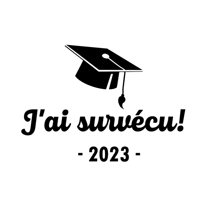 Verre gravé - J'ai survécu!