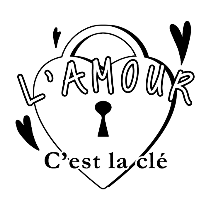 Verre gravé - L'amour, c'est la clé