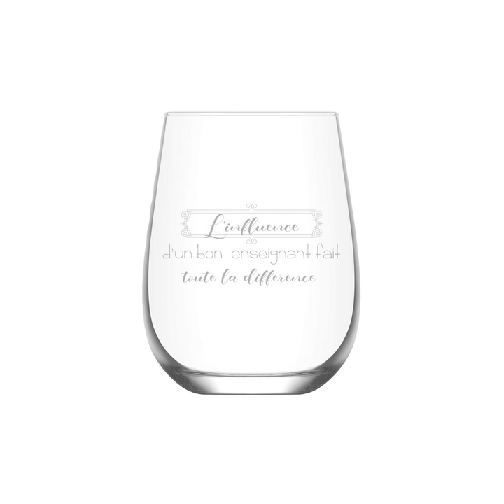 Verre gravé - L'influence d'un bon enseignant