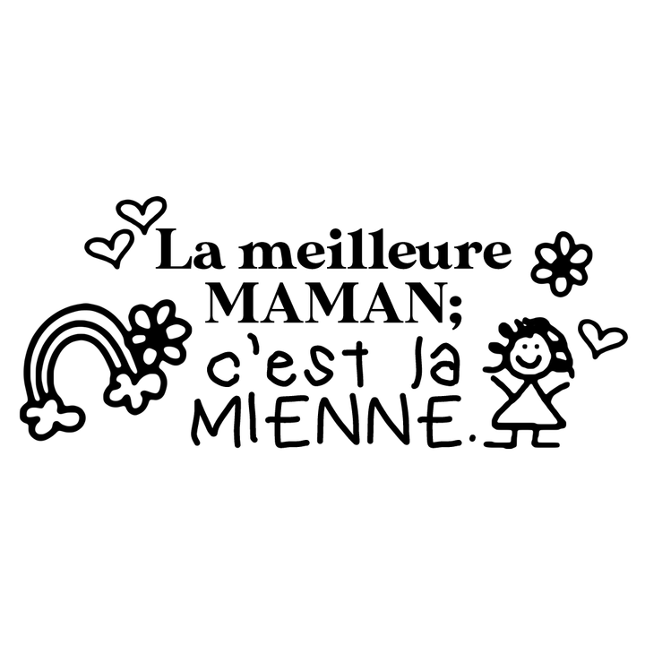 Verre gravé - La meilleure maman, c'est la mienne