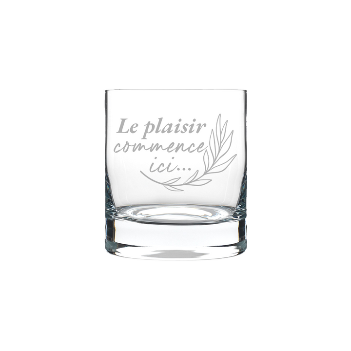 Verre gravé - Le plaisir commence ici...