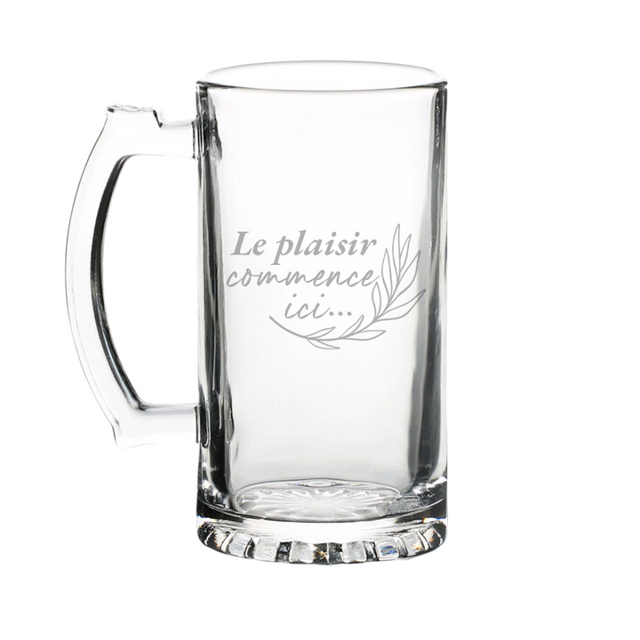 Verre gravé - Le plaisir commence ici...