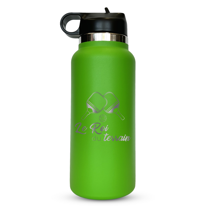 Verre gravé - Le Roi du terrain