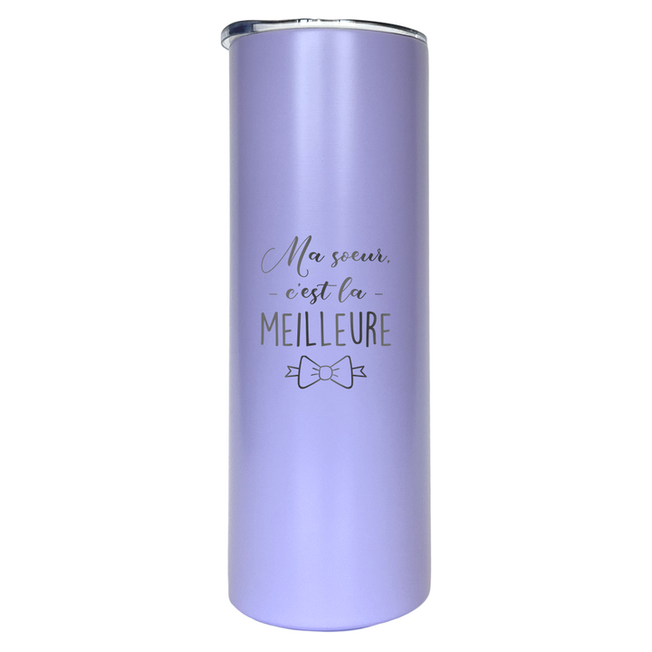 Verre gravé - Ma soeur c'est la meilleure