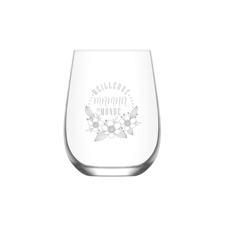 Verre Gravé - Meilleure maman au monde
