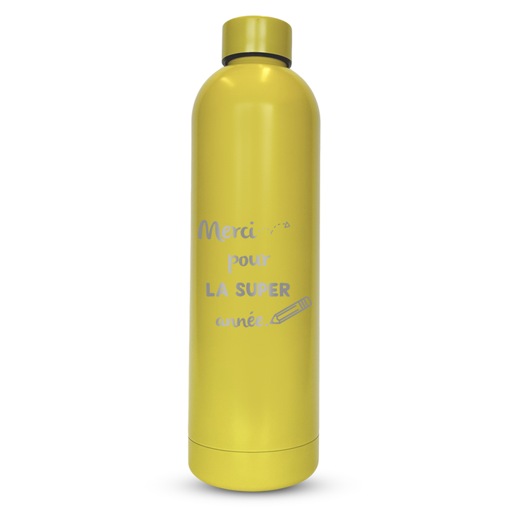 Verre gravé - Merci pour la super année