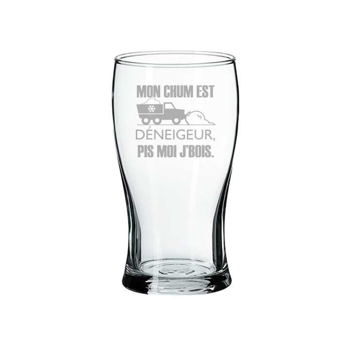 Verre gravé - Déneigeur