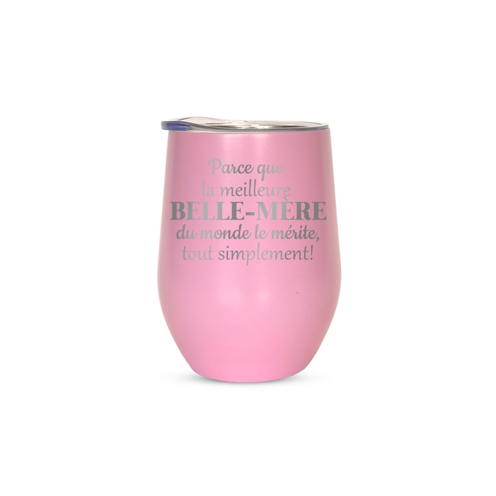 Verre gravé - Parce que la meilleure Belle-mère