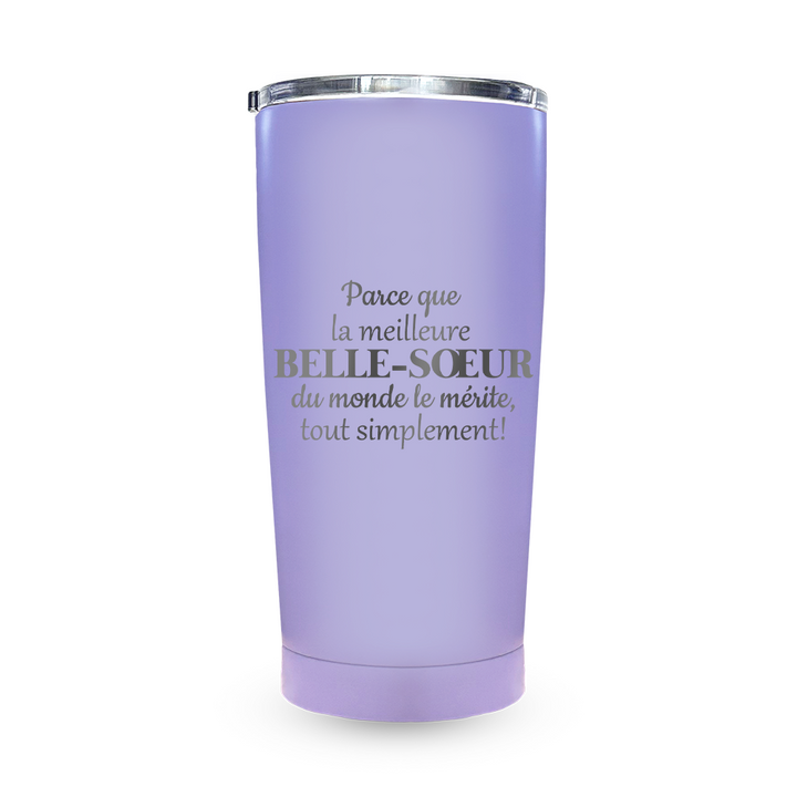 Verre gravé - Parce que la meilleure Belle-soeur