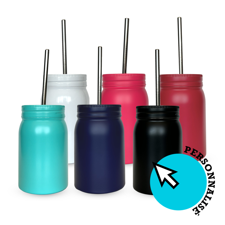 Pot Mason Isotherme 16oz personnalisable