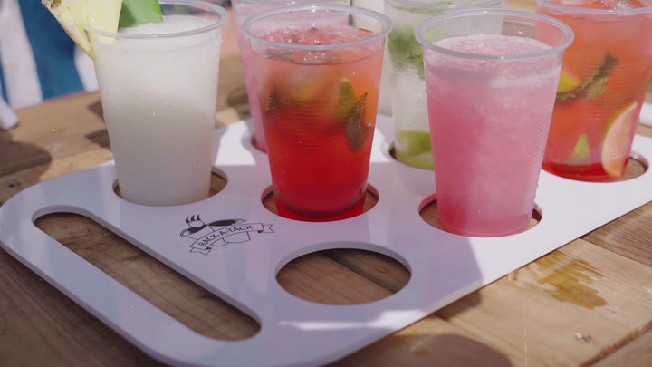 L'Ultime KIT DE PARTY - Matelas de Beer Pong Gonflable ''Rack-a-tack''