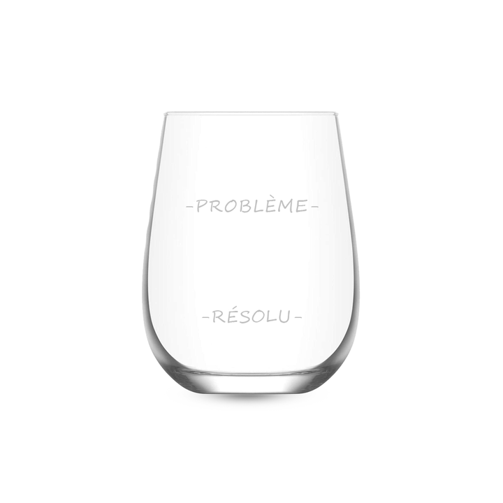 Verre à vin gravé - Problème - Résolu