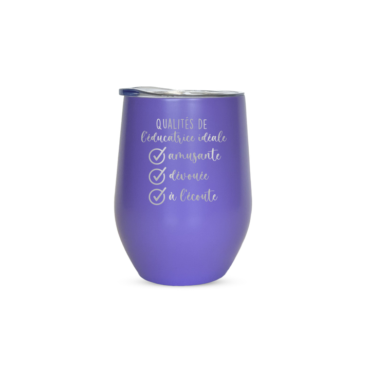 Verre gravé - Qualités éducatrice