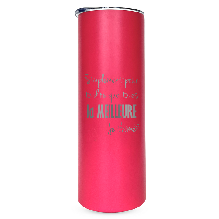 Verre gravé - Simplement pour te dire que tu es LA meilleure