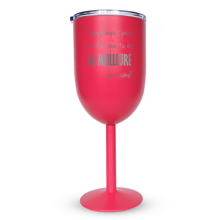 Verre gravé - Simplement pour te dire que tu es LA meilleure