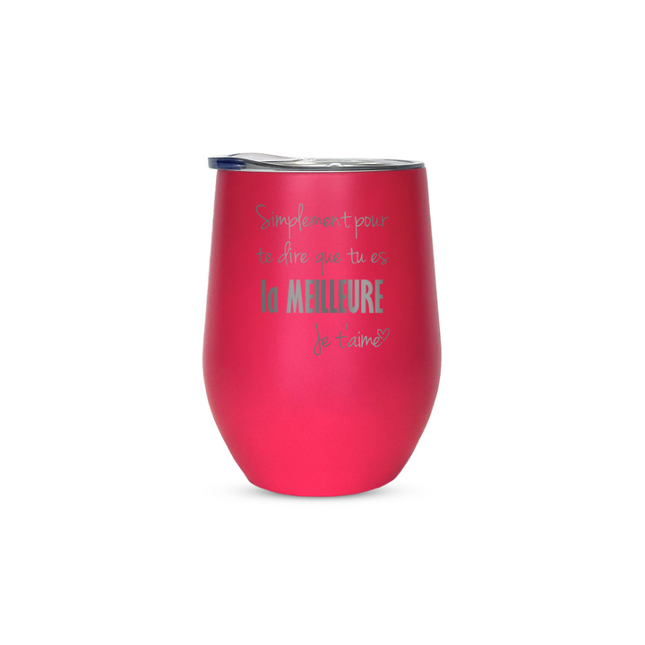 Verre gravé - Simplement pour te dire que tu es LA meilleure