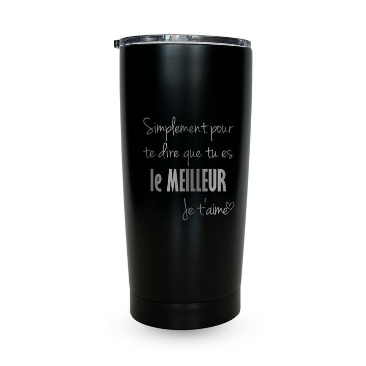 Verre gravé - Simplement pour te dire que tu es LE meilleur