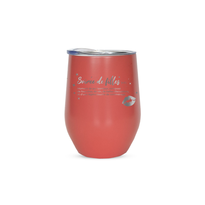 Verre gravé - Soirée de filles