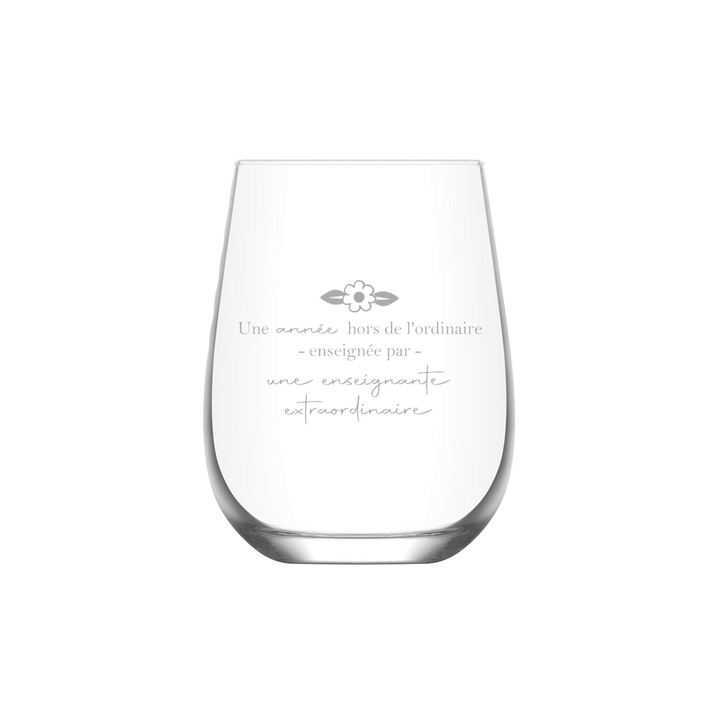 Verre gravé - Une année hors de l'ordinaire