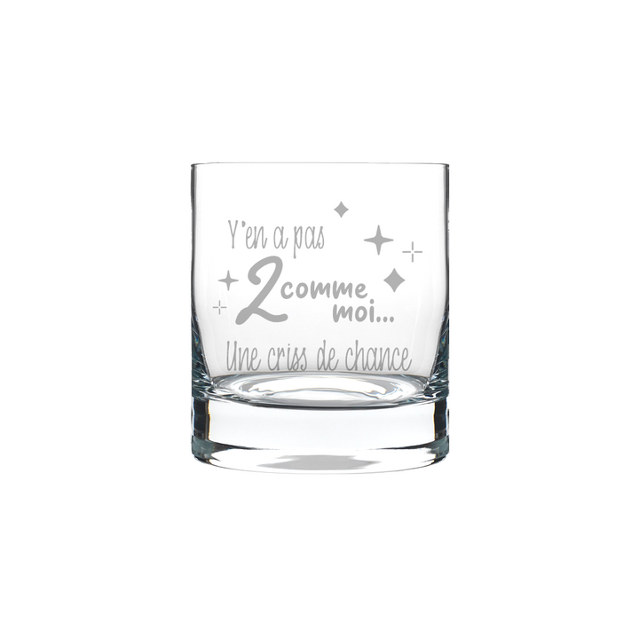Verre gravé - Y'en a pas 2 comme moi