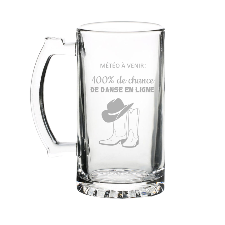 Verre Gravé - Météo à venir: 100% de chance de danse en ligne