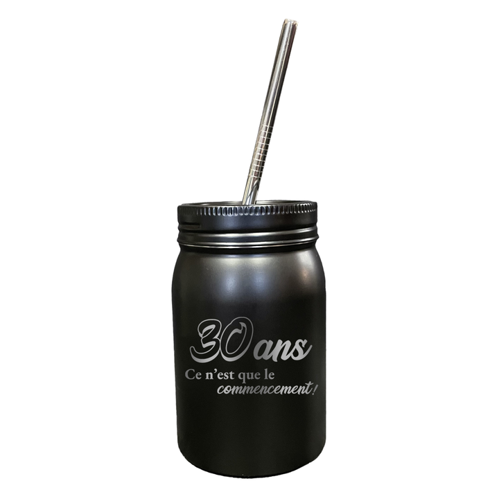 Verre gravé - 30 ans