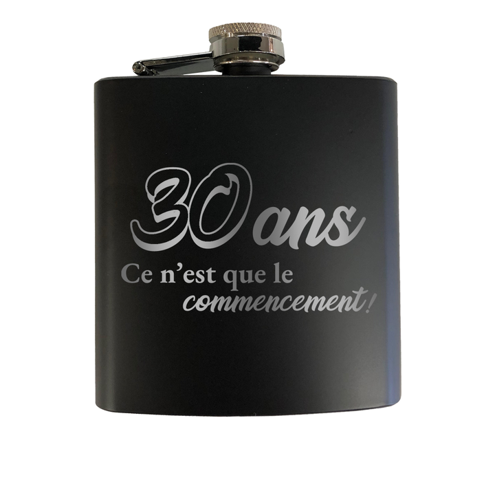 Verre gravé - 30 ans